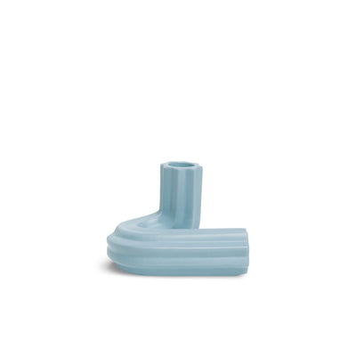 Templo Candle Holder - Blue Grey