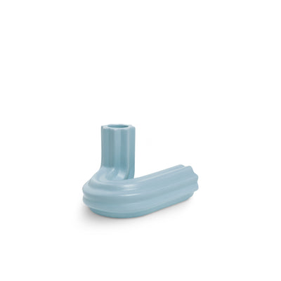 Templo Candle Holder - Blue Grey