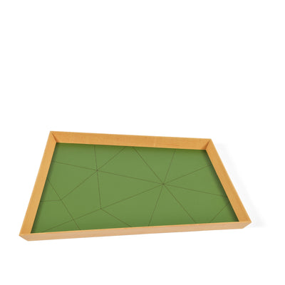 Large Vintage Tray - Green