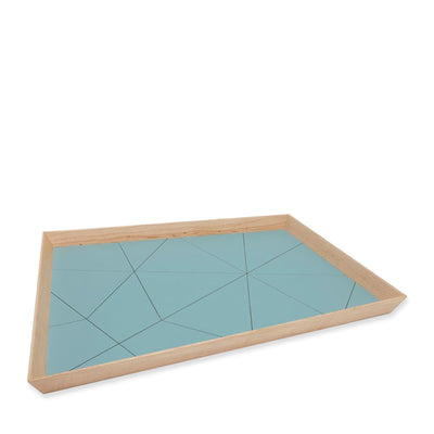 Large Vintage Tray - Blue