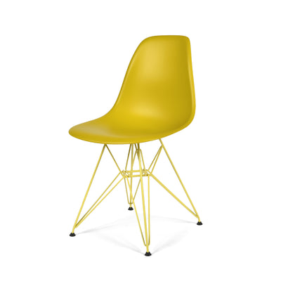 Eames Plastic DSR Side Chair - Mustard