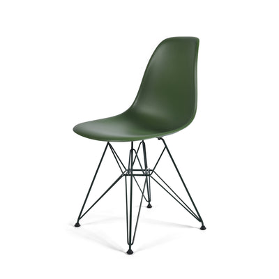 Eames Plastic Side Chair DSR Green