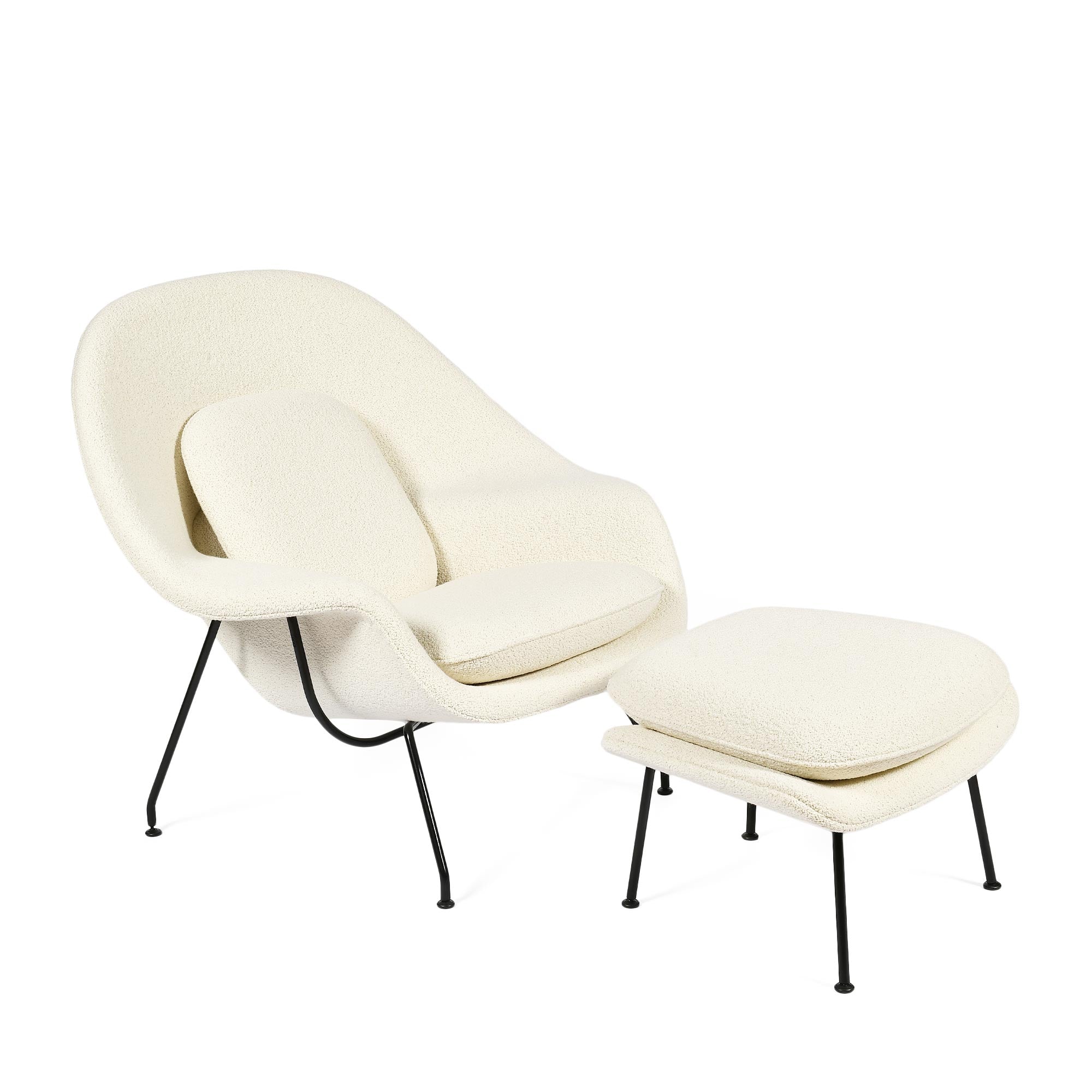 Saarinen Womb Ottoman - White image 4