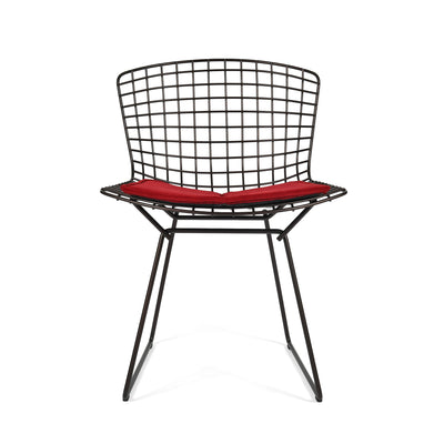 Bertoia Side Chair  - Dark Red Seat Pad