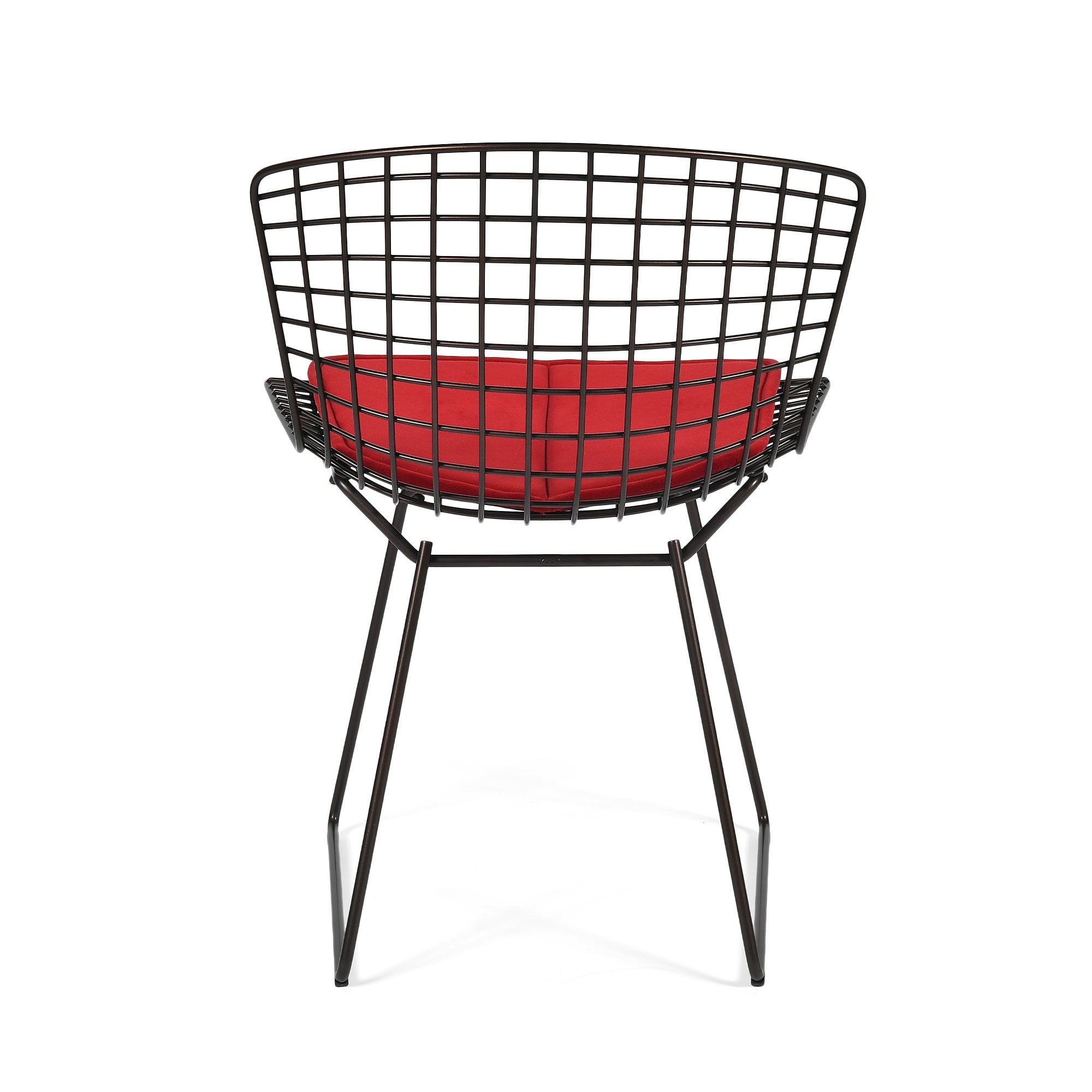 Bertoia Side Chair  - Dark Red Seat Pad image 4