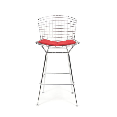 Bertoia Bar Stool - Dark Red