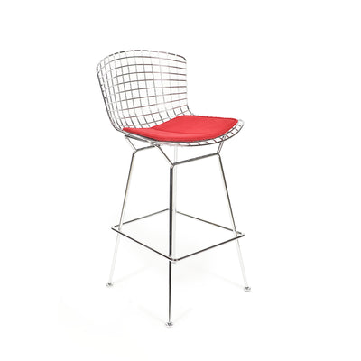 Bertoia Bar Stool - Dark Red