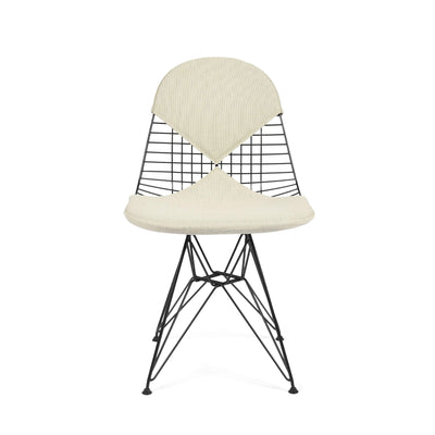 Wire Chair DKR, Warm Grey & Ivory