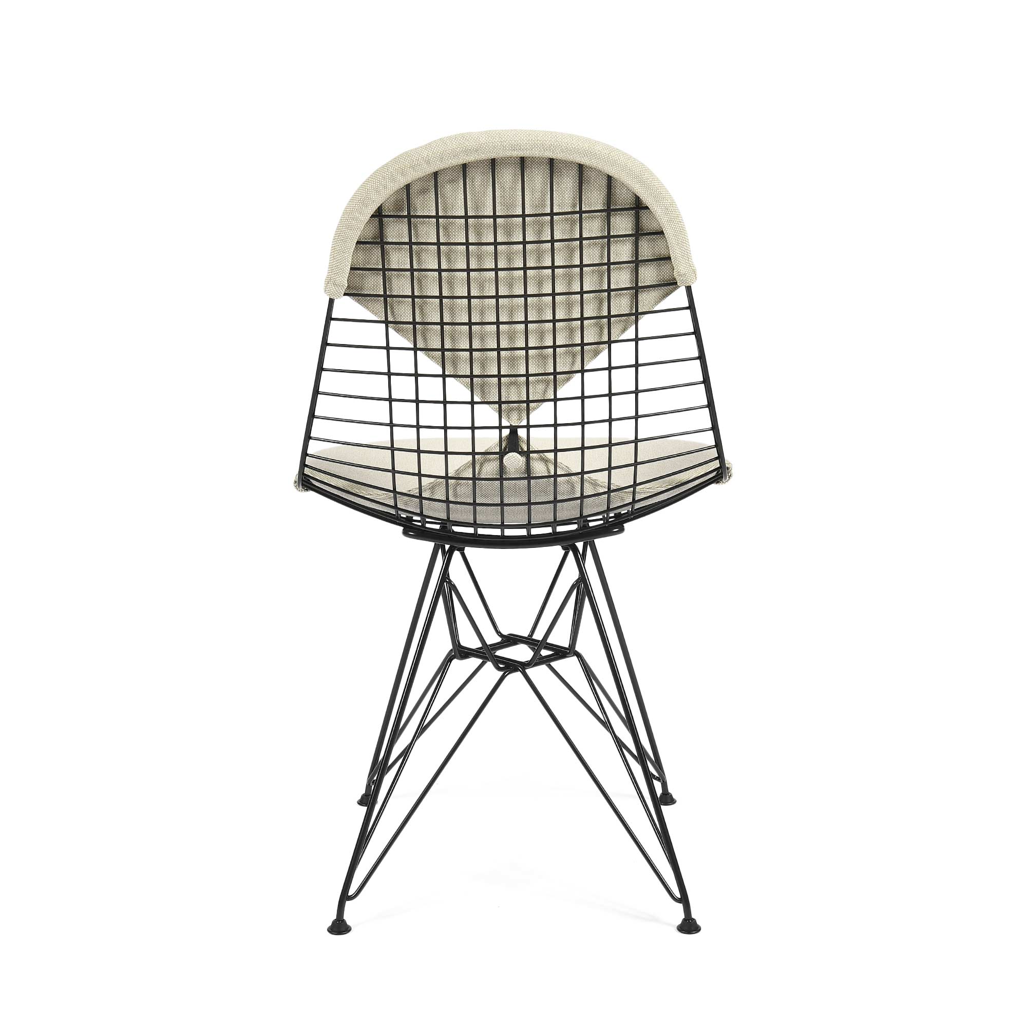 Wire Chair DKR, Warm Grey & Ivory image 5