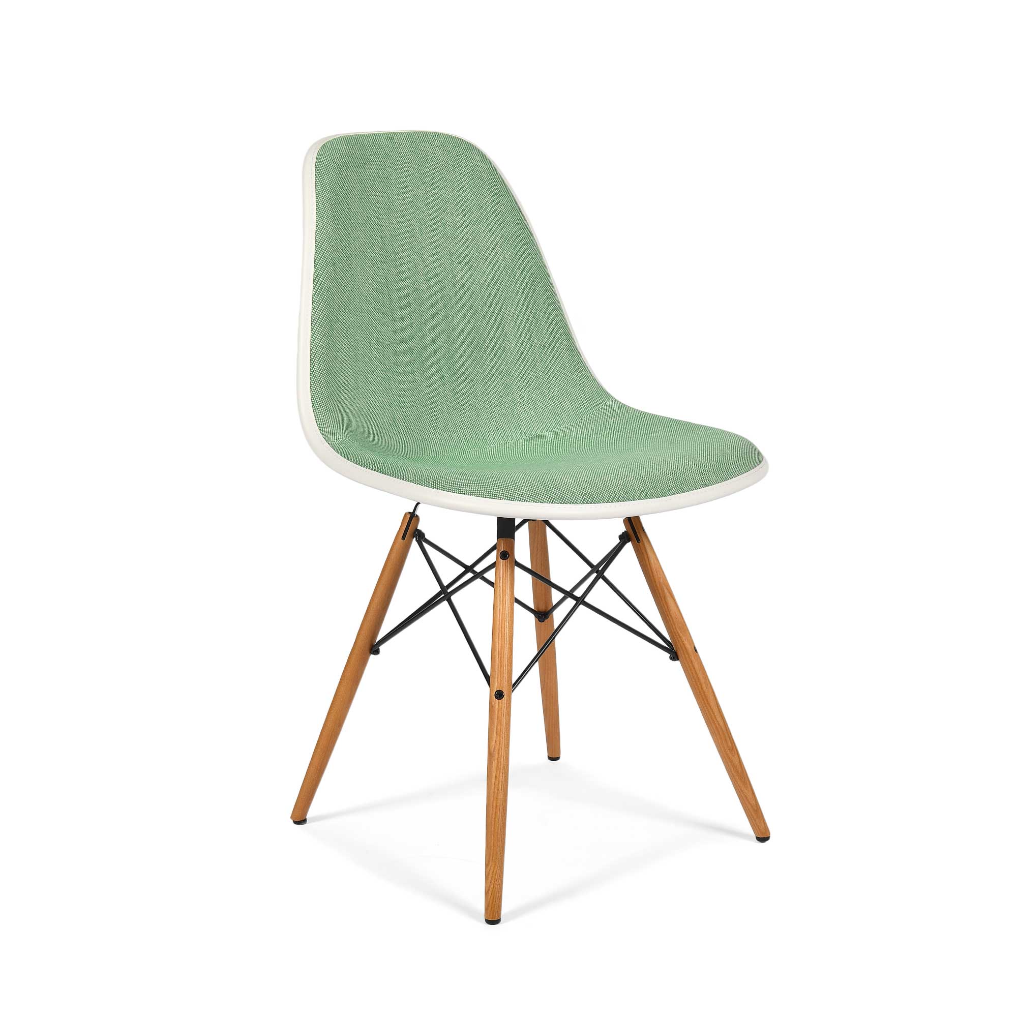 Eames Plastic DSW Side Chair - Green image 4