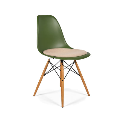 Eames DSW Plastic Side Chair , Green