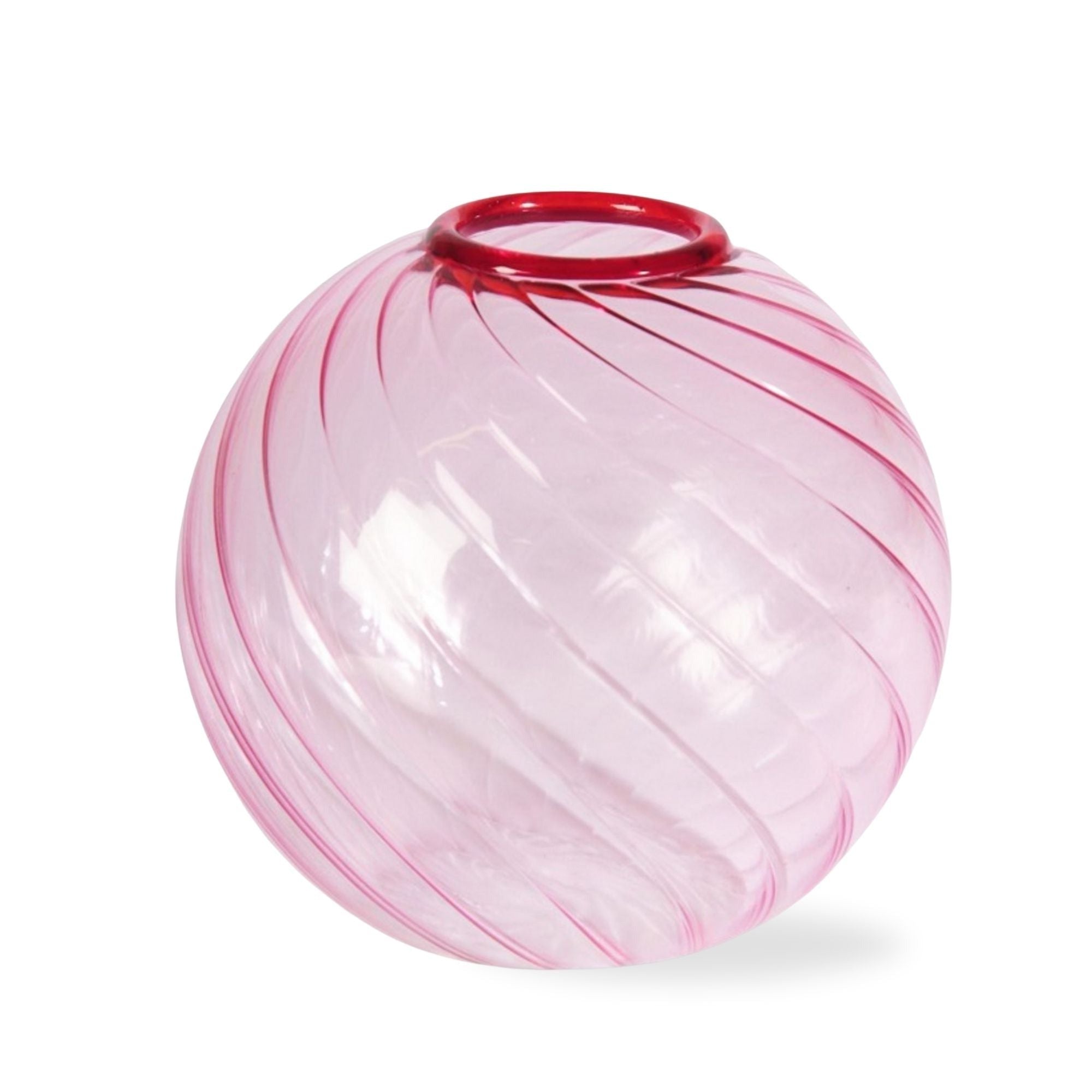 Spiral Vase - Pink image 1