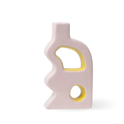 Candle Holder - Flush Pink