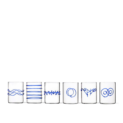 Deco Blu 6 pcs Shot Assorted