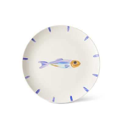 Gone Fishing Sardina Dinner Plate