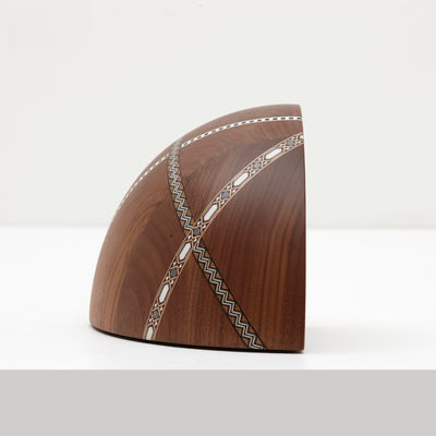 Marquetry Mania Book Stopper - Brown