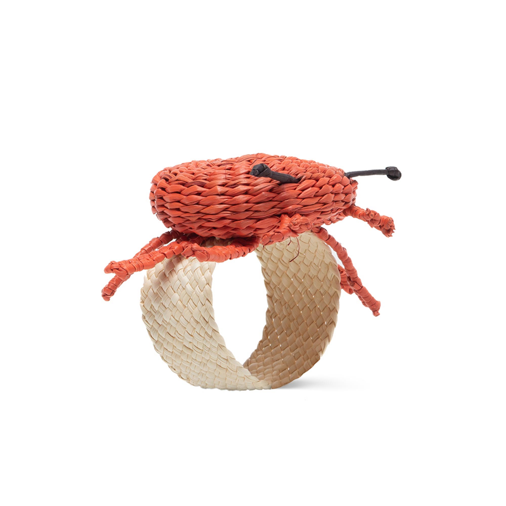 Iraca Sea Napkin Ring - Crab