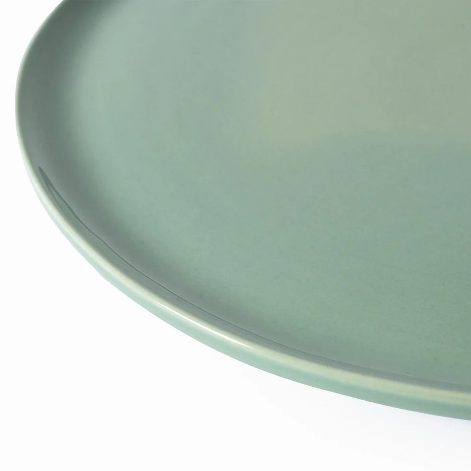 Luna Celadon Dinner Plate 27cm Set - 4 Pcs