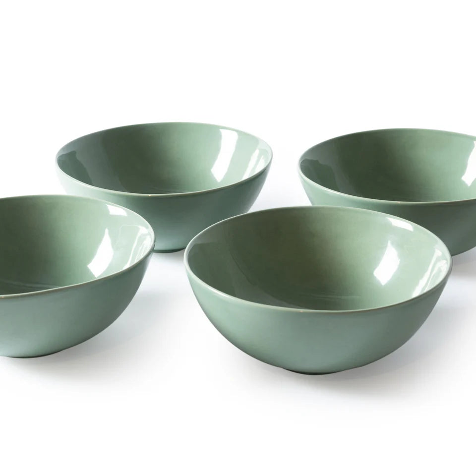 Luna Celadon Cereal Bowl 17cm Set - 4 Pcs