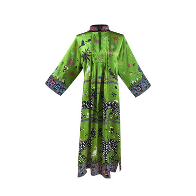 Kaftan Silk Verde Medium