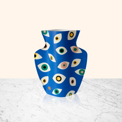 Nazar Paper Vase - Blue