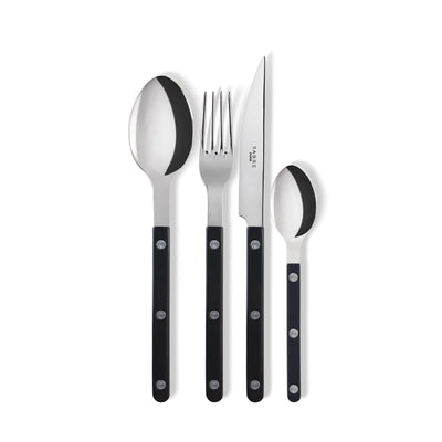 Bistrot Set of 24 - Solid Black