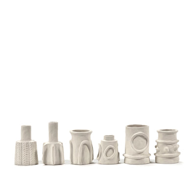 Vases Set of 6 - Beige Molly