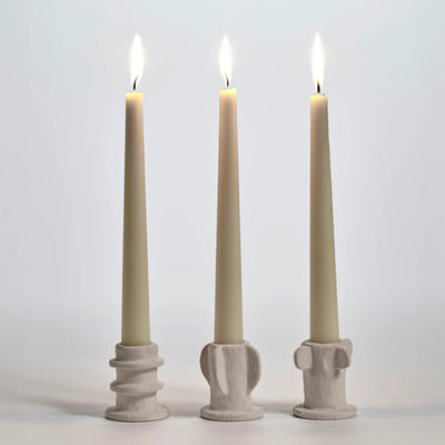 Candle holder Beige Molly 02