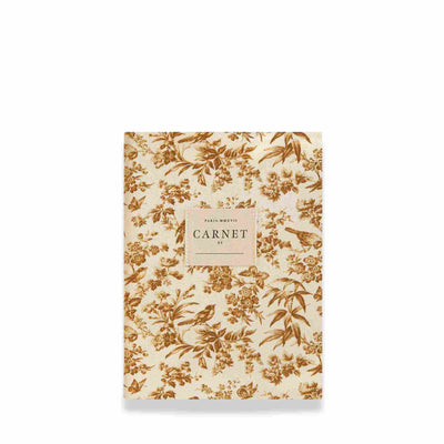 Golden Paradise Fabric Cover Notebook