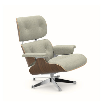 Eames Lounge Chair White Pigmented Walnut