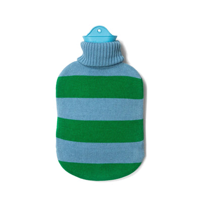 Hot Water Bottle - Sky Blue Green