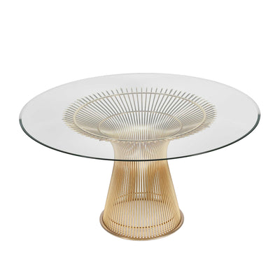 Platner High Table - Clear Glass