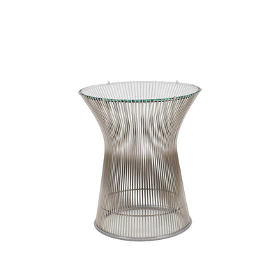 Platner Side Table - Clear Glass