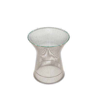 Platner Side Table - Clear Glass