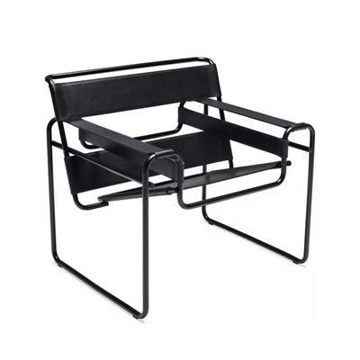 Wassily Lounge Chair - Black Cowhide