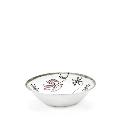 Fiore Rosa Midnight Flowers Small Low Bowl