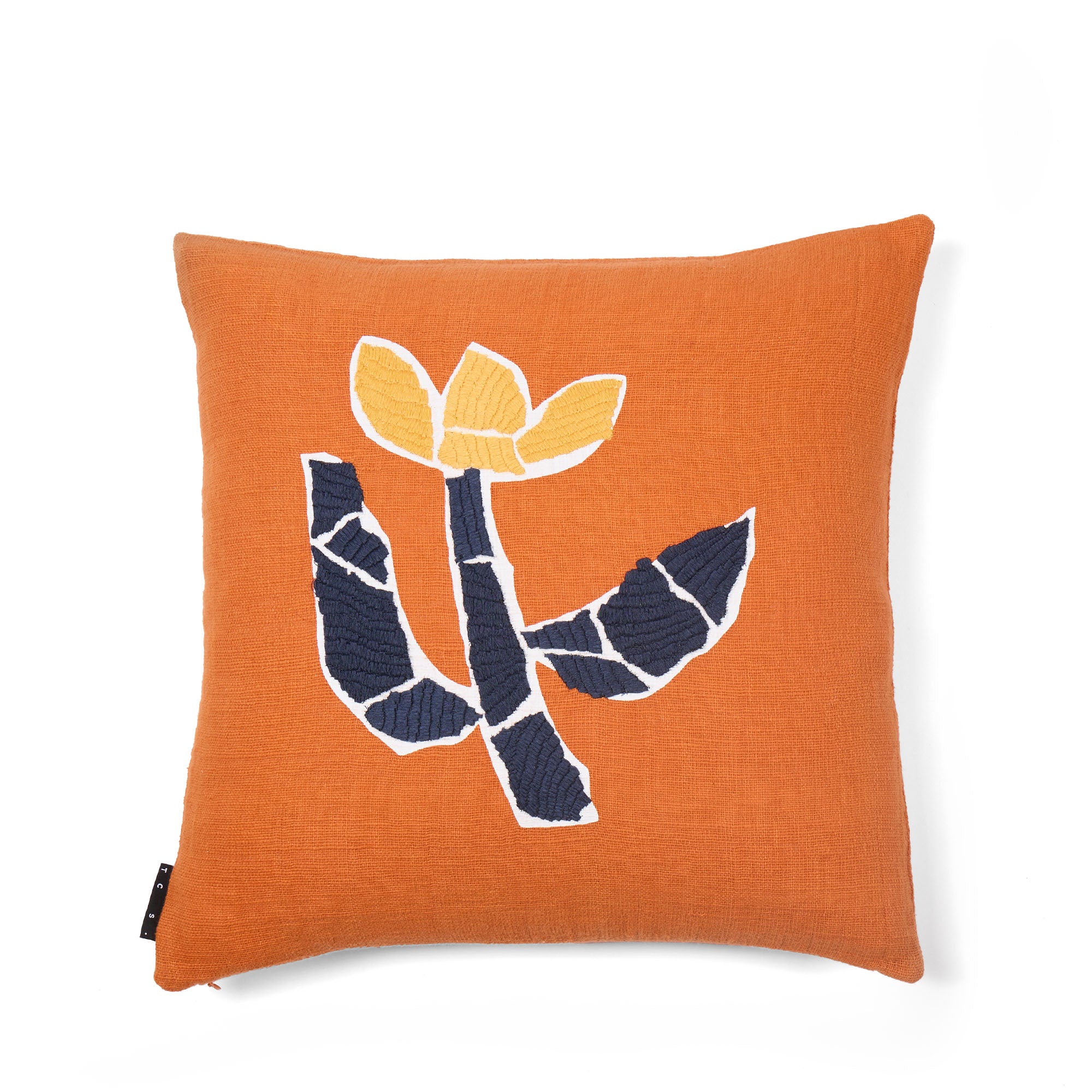 Pieces Solitary Flower Cushion Cover 50 x 50cm