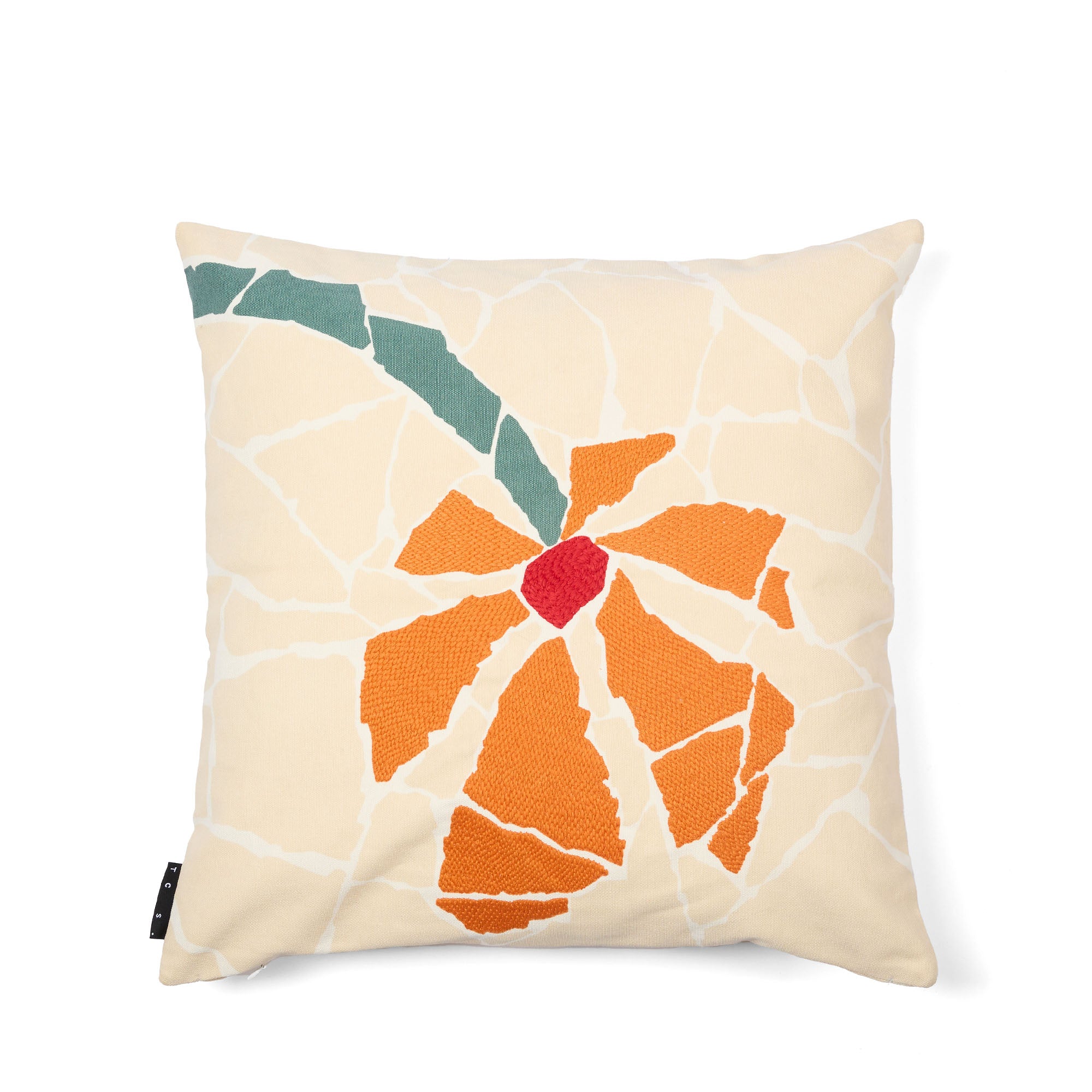 Pieces Broken Stem Diptych Flower Cushion Cover 50 x 50cm