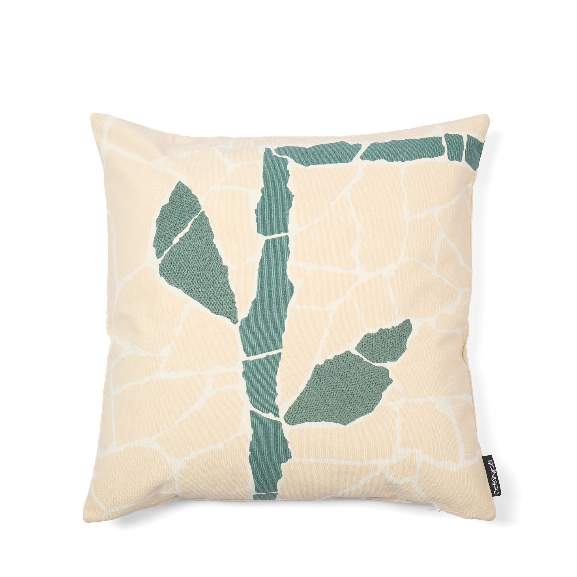 Pieces Broken Stem Diptych Flower Cushion Cover 50 x 50cm