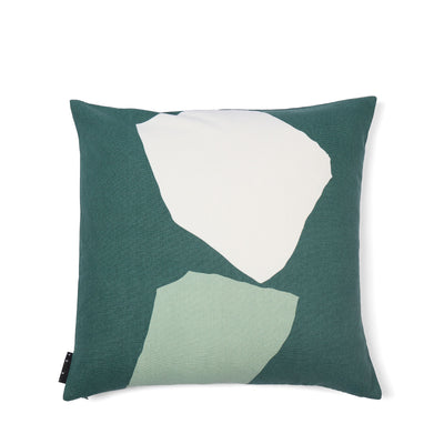 Pieces Abstract Tile Cushion Cover Green 50 x 50cm