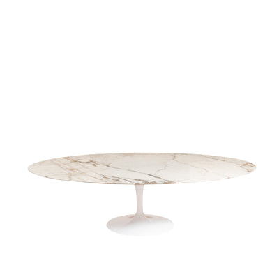 Saarinen Pedestal Oval Table - Calacatta Marble