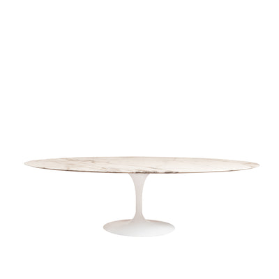 Saarinen Pedestal Oval Table - Calacatta Marble