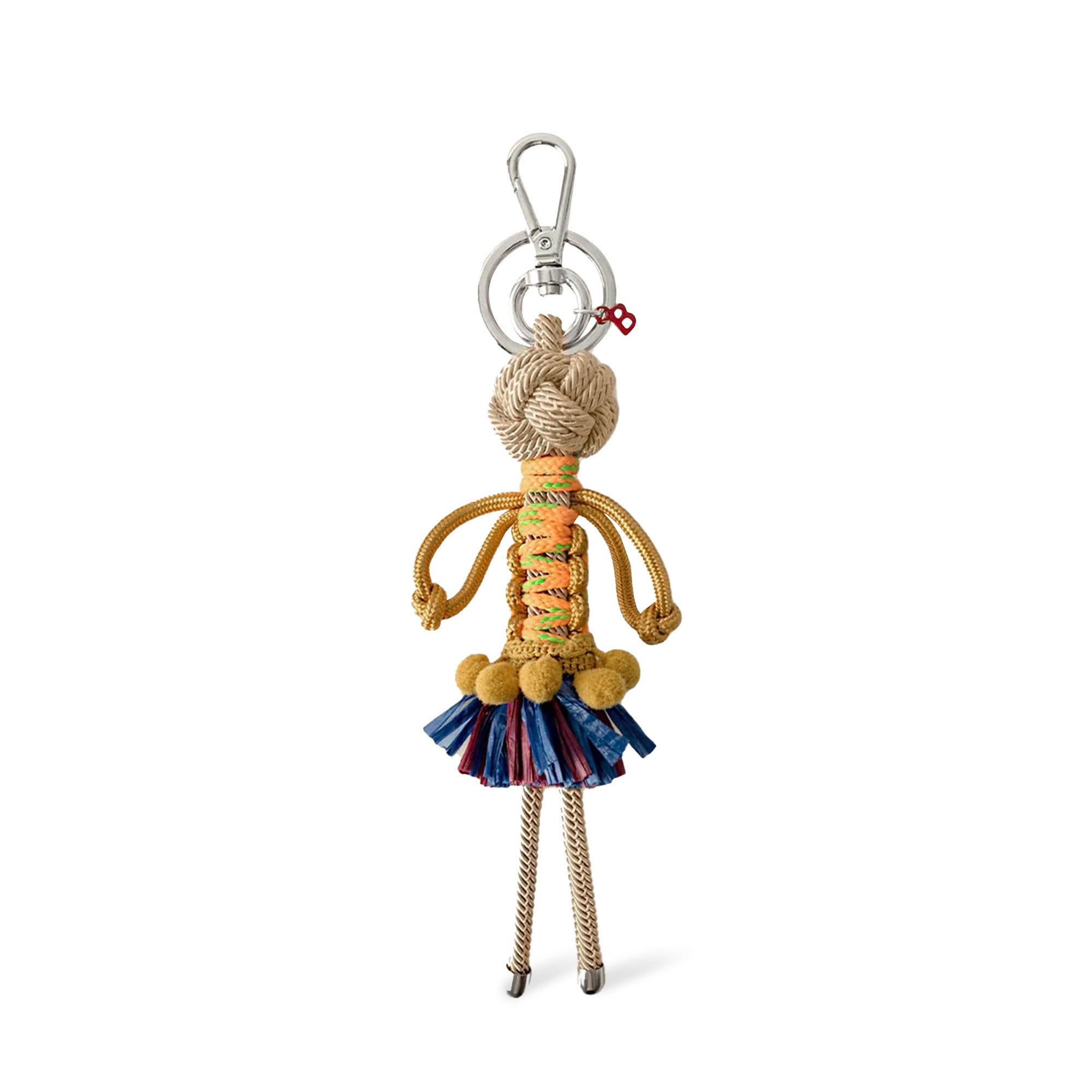 Hermes The Lucky One Key Ring - Blue & Gold Mix