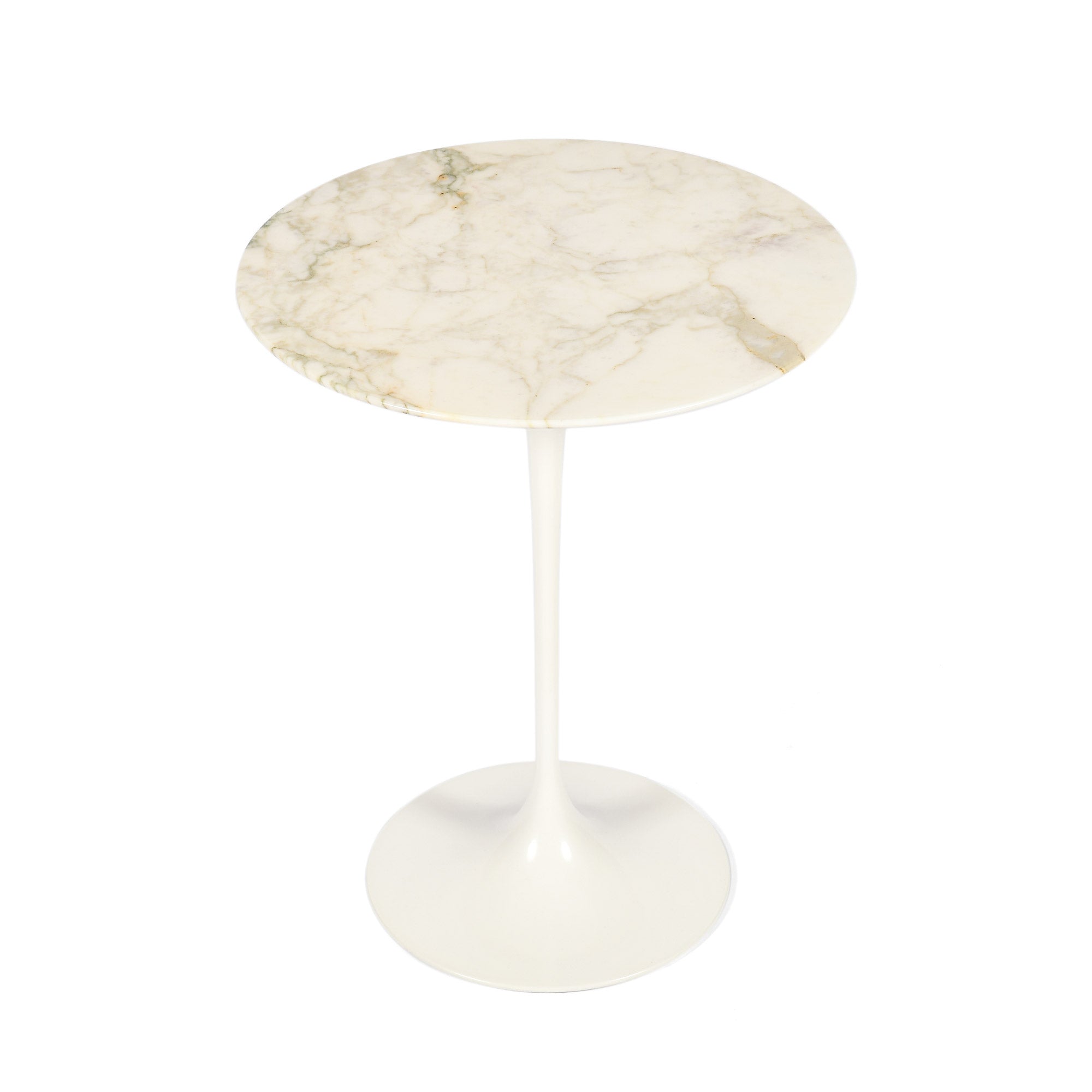 Saarinen Pedestal High Table Round - Calacatta Marble image 2