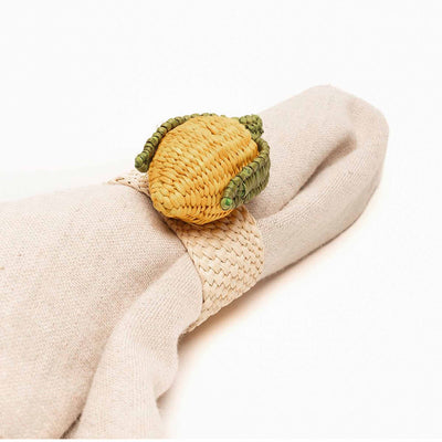 Iraca Fruit Napkin Ring - Corn Cob