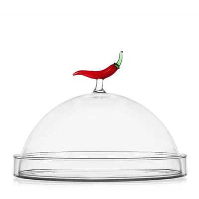 Serving Dish With Chili Pepper Dome