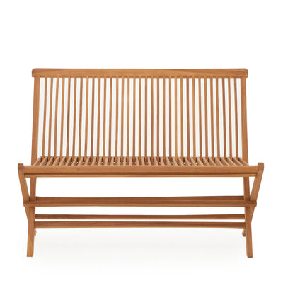 Folding Outdoor Bench in Teak