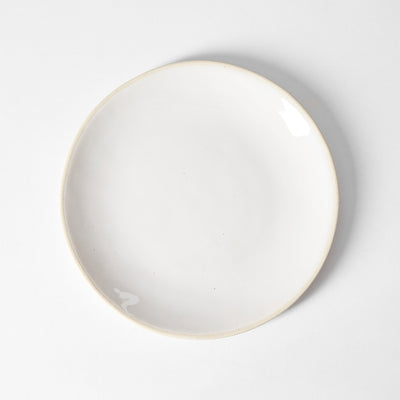 Organic Sand Side Plate White 23cm