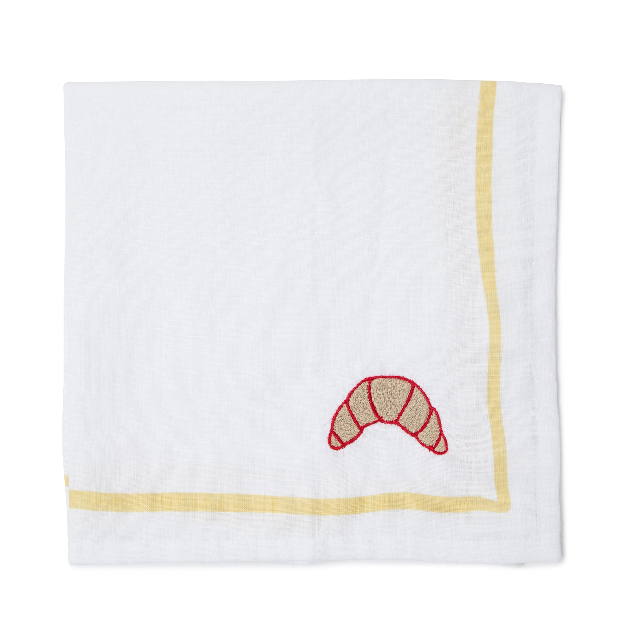 Croissant%20Embroidered%20Napkin image 1