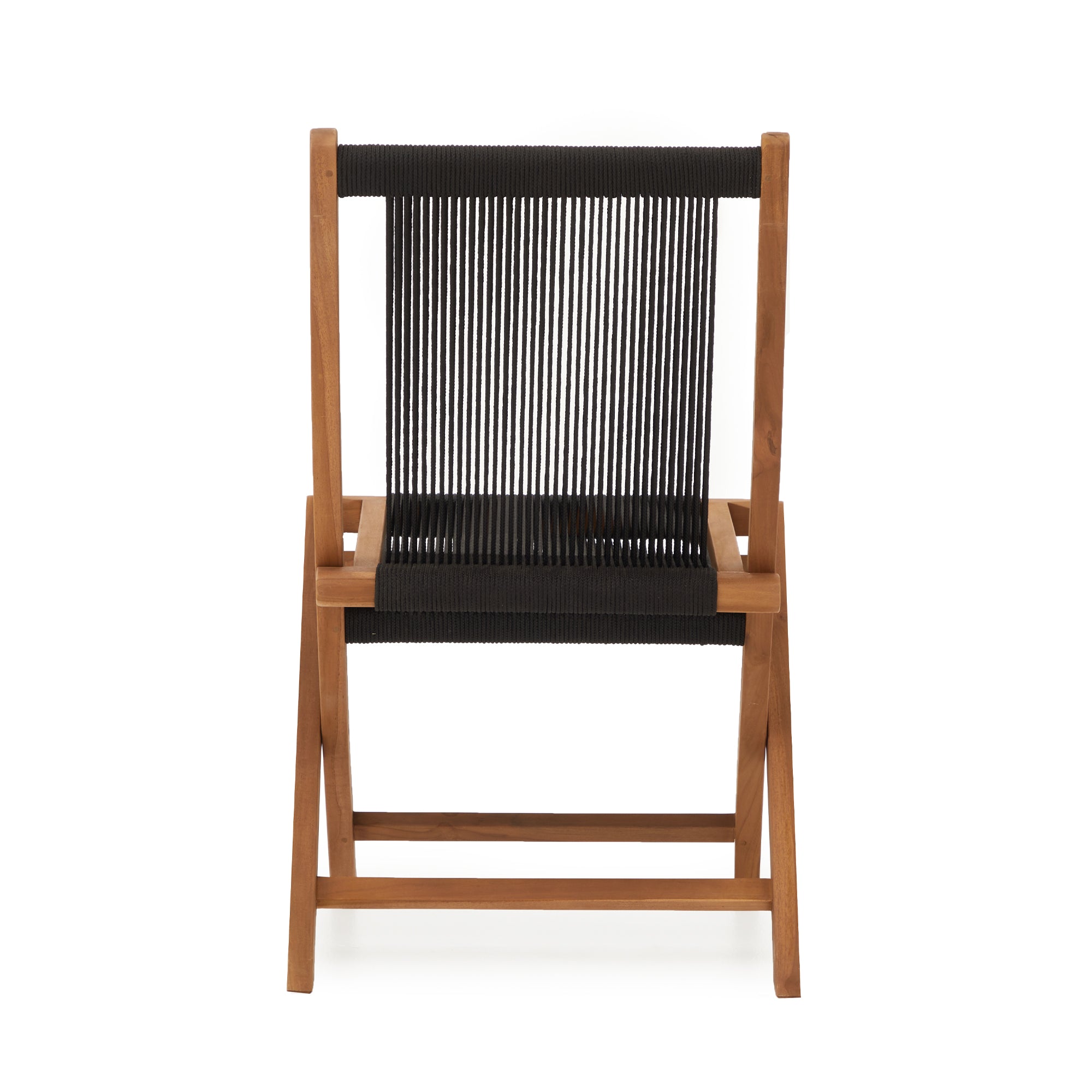 Folding Rope Chair in Teak image 4